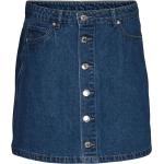 Blaue Vero Moda Mini Jeans-Miniröcke aus Denim für Damen Größe L 