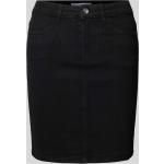 Schwarze Vero Moda Mini Miniröcke aus Baumwollmischung für Damen Größe S 