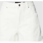 Offwhitefarbene Vero Moda Jeans-Shorts aus Baumwolle für Damen Größe XS für den für den Sommer 
