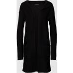 Reduzierte Schwarze Unifarbene Vero Moda Grobstrickjacken aus Acryl mit Kapuze für Damen Größe XS 