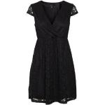Schwarze Vero Moda Maxi Sommerkleider aus Polyester für Damen Größe L 