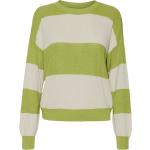 Grüne Vero Moda Rundhals-Ausschnitt Rundhals-Pullover für Damen Größe S 