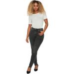 Reduzierte Dunkelgraue Unifarbene Vero Moda Skinny Jeans aus Kunstfaser für Damen Größe XS 