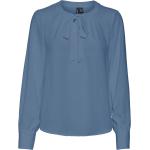 Blaue Vero Moda Festliche Blusen für Damen Größe S 