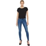 Reduzierte Blaue Vero Moda Skinny Jeans aus Kunstfaser für Damen Größe XS 