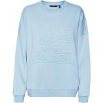 Reduzierte Hellblaue Vero Moda Rundhals-Ausschnitt Damensweatshirts Größe XL 