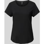 Schwarze Vero Moda T-Shirts aus Viskose für Damen Größe L 