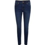 Blaue Vero Moda Skinny Jeans mit Reißverschluss aus Baumwollmischung für Damen Größe M 