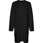 Schwarze Vero Moda Midi Rundhals-Ausschnitt Shirtkleider für Damen Größe XL 