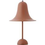Braune Verpan Pantop Runde Nachttischlampen & Nachttischleuchten aus Terrakotta E14 