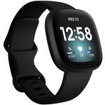 Schwarze fitbit Versa™ Fitness Tracker | Fitness Armbänder mit GPS mit NFC 