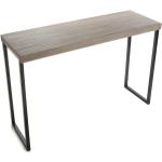 Reduzierte Braune Moderne Design Tische aus Melamin Breite 100-150cm, Höhe 50-100cm, Tiefe 0-50cm 