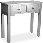 Reduzierte Silberne Moderne Design Tische Breite 50-100cm, Höhe 50-100cm, Tiefe 0-50cm 