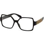 Schwarze VERSACE Panto-Brillen aus Kunststoff für Herren 