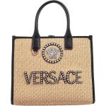 Versace Crossbody Bags - La Medusa Small Shopper with Studs - Gr. unisize - in Beige - für Damen