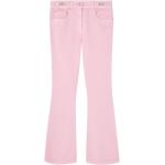 Reduzierte Pinke Bestickte VERSACE Jeans Jeans mit Stickerei mit Reißverschluss aus Denim für Damen 