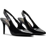 Versace Jeans Couture, Schwarze High Heel Sandalen, Decollete Stil Black, Damen, Größe: 36 EU