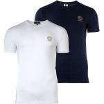 Reduzierte Bunte Unifarbene Oversize VERSACE Jeans Rundhals-Ausschnitt T-Shirts für Herren Größe XXL 2-teilig 