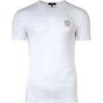 Weiße Unifarbene VERSACE Jeans Rundhals-Ausschnitt T-Shirts für Herren Größe 3 XL 