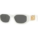 Reduzierte Weiße VERSACE Kunststoffsonnenbrillen für Damen 
