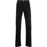 Reduzierte Schwarze Bestickte VERSACE Jeans Jeans mit Stickerei mit Reißverschluss aus Baumwollmischung für Herren 
