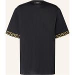 Schwarze VERSACE T-Shirts aus Polyamid für Herren Übergrößen 