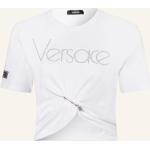 Weiße VERSACE T-Shirts aus Baumwolle für Damen Größe S 