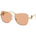 Goldene VERSACE Cateye Sonnenbrillen aus Metall für Damen 