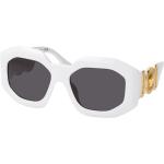 Weiße VERSACE Cateye Sonnenbrillen aus Kunststoff für Damen 