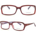 Versace VE3143 906 52mm Damen Brillenfassung - Rot Violett Kunststoff Halbrand