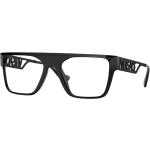 Schwarze VERSACE Rechteckige Brillenfassungen aus Kunststoff für Herren 