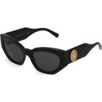 Schwarze VERSACE Ovale Ovale Sonnenbrillen für Damen 