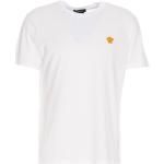 Reduzierte Weiße VERSACE T-Shirts aus Baumwolle für Herren Größe L 