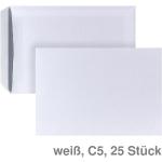 Weiße Versandtaschen DIN C5 selbstklebend 