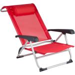 Rote Gartenstühle Metall aus Polyrattan klappbar Breite 0-50cm, Höhe 50-100cm 