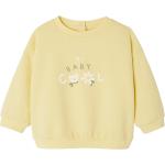 Gelbe Kindersweatshirts aus Baumwolle für Babys Größe 74 