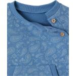 Blaue Vertbaudet Kindersweatshirts mit Knopf aus Baumwolle für Jungen 