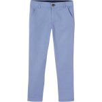 Blaue Elegante Chino Hosen für Kinder mit Reißverschluss für Jungen Größe 122 