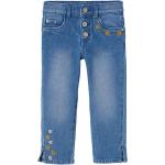 Reduzierte Blaue Bestickte Vertbaudet 5-Pocket Jeans für Kinder aus Baumwolle für Jungen Größe 92 
