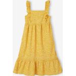 Reduzierte Gelbe Vertbaudet Kinderkleider aus Baumwolle für Mädchen Größe 134 