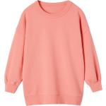 Korallenrote Motiv Kindersweatshirts aus Baumwolle für Mädchen 