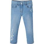 Graue Bestickte Capri-Jeans für Kinder aus Baumwolle für Mädchen Größe 86 für den für den Sommer 