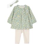 Langärmelige Vertbaudet Midi Kinderkleider mit Leggings aus Baumwolle für Babys Größe 80 