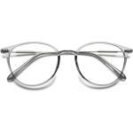 Graue Vollrand Brillen aus Kunststoff Blaulichtschutz für Herren 