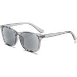 Reduzierte Graue Sonnenbrillen mit Sehstärke aus Kunststoff für Herren 
