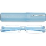 Reduzierte Blaue Randlose Brillen aus Kunststoff für Herren 