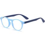 Reduzierte Blaue Runde Arbeitsplatzbrillen aus Kunststoff für Herren 