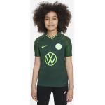 Grüne Nike VfL Wolfsburg VfL Wolfsburg Trikots für Kinder zum Fußballspielen - Auswärts 2021/22 