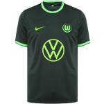 Dunkelgrüne Atmungsaktive Nike Performance VfL Wolfsburg VfL Wolfsburg Trikots für Herren zum Fußballspielen - Auswärts 2022/23 