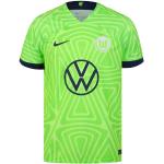 Dunkelgrüne Atmungsaktive Nike Performance VfL Wolfsburg VfL Wolfsburg Trikots für Herren zum Fußballspielen - Heim 2022/23 